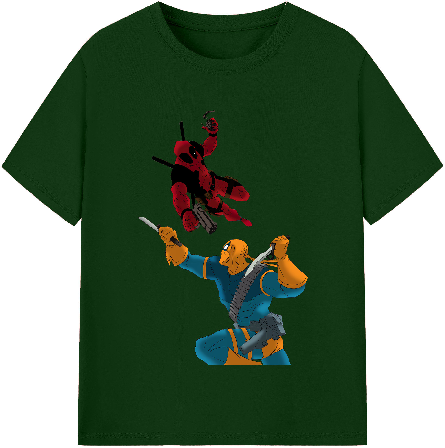 （画像用） Deadpool デッドプール 綿100％半袖Tシャツ（フロントプリント）
